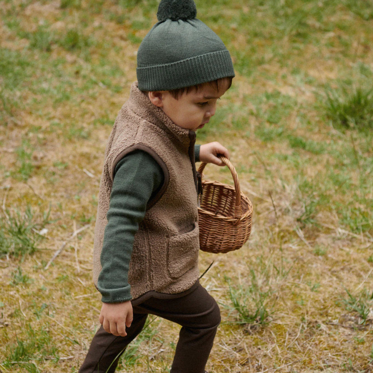 Flint Vest in Cub - Nature Baby Baby & Toddler Clothing sold by Rosebud & Jo