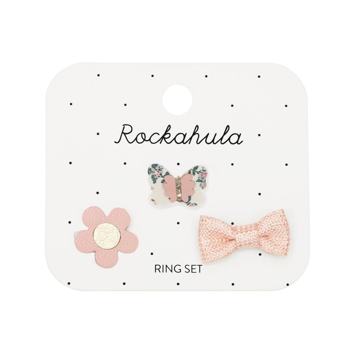 Flora Butterfly Ring Set - Rockahula Kids Jewelry sold by Rosebud & Jo