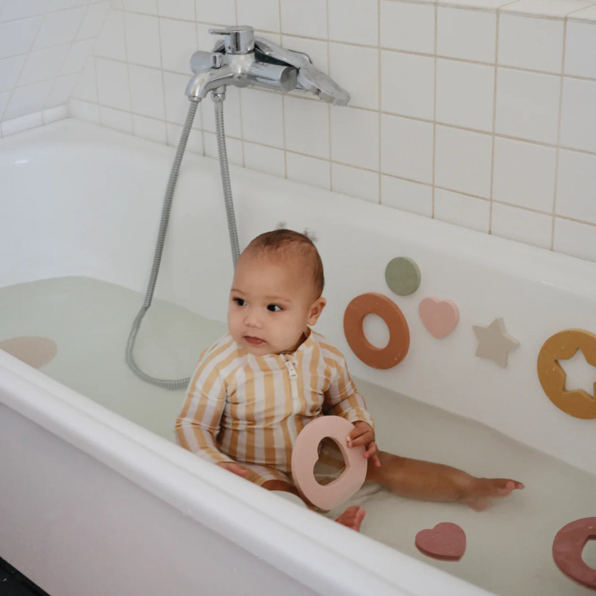 Foam Bath Puzzle - Mushie Bath Toy sold by Rosebud & Jo