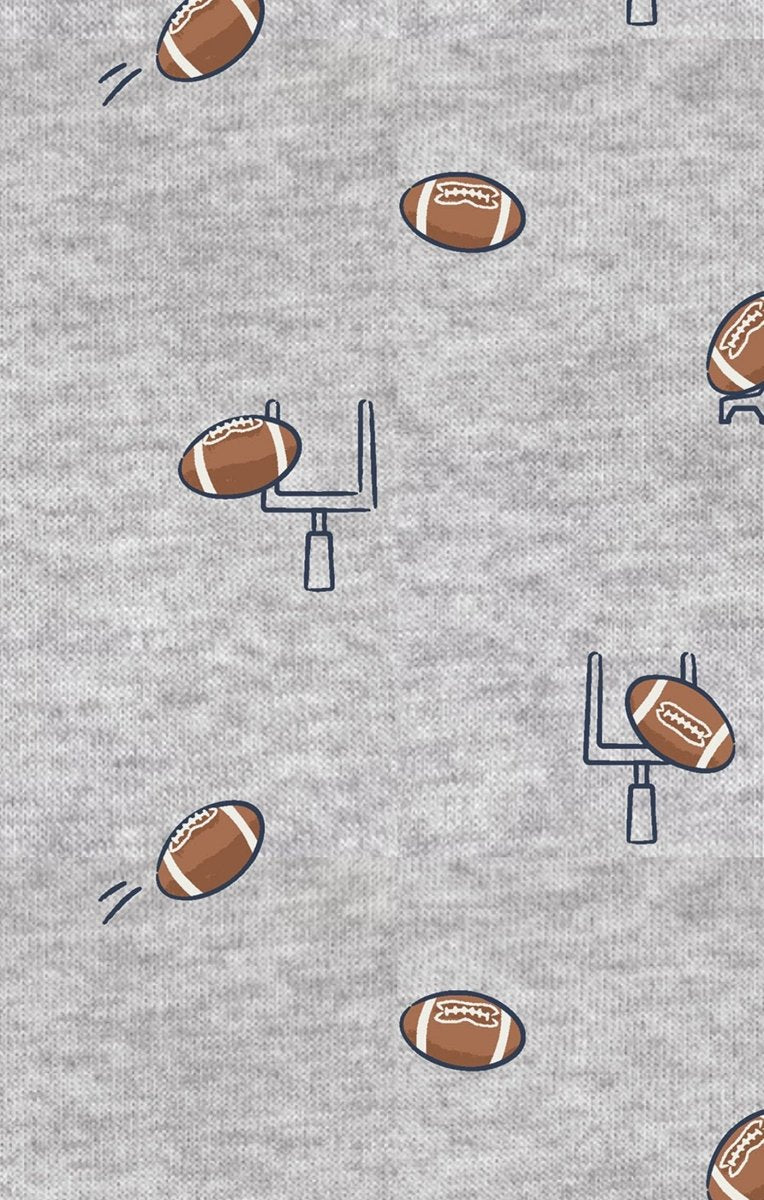 French Terry Football Field Goal Romper - Angel Dear sold by Rosebud & Jo