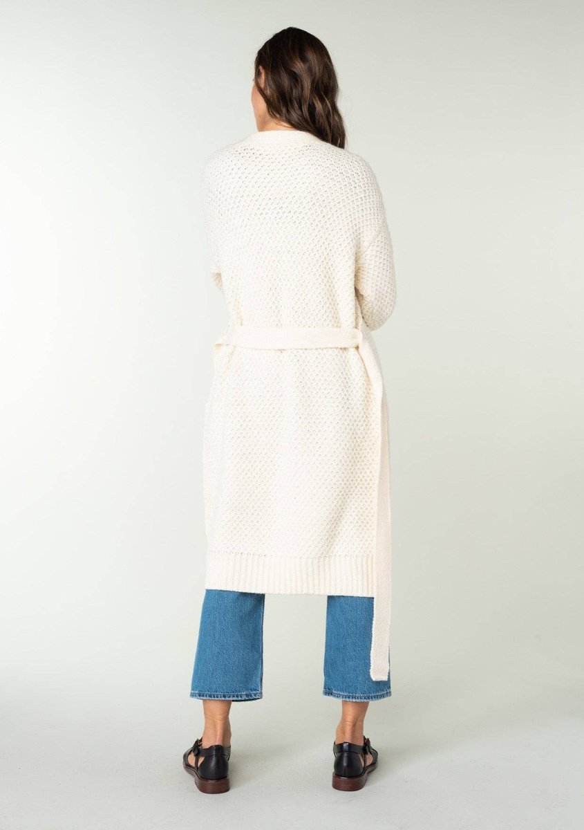 Front Tie Long Sleeve Cardigan - Lovestitch Women's Clothing sold by Rosebud & Jo