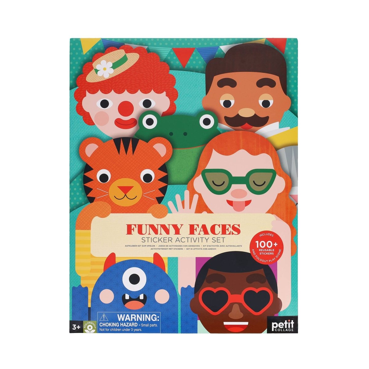 Funny Faces Sticker Activity Set - Chronicle Books Stickers sold by Rosebud & Jo
