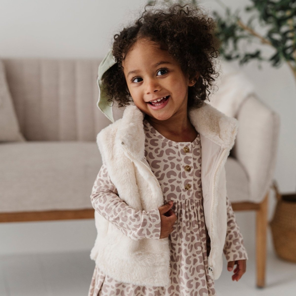 Fur Vest - Babysprouts Baby & Toddler Clothing sold by Rosebud & Jo