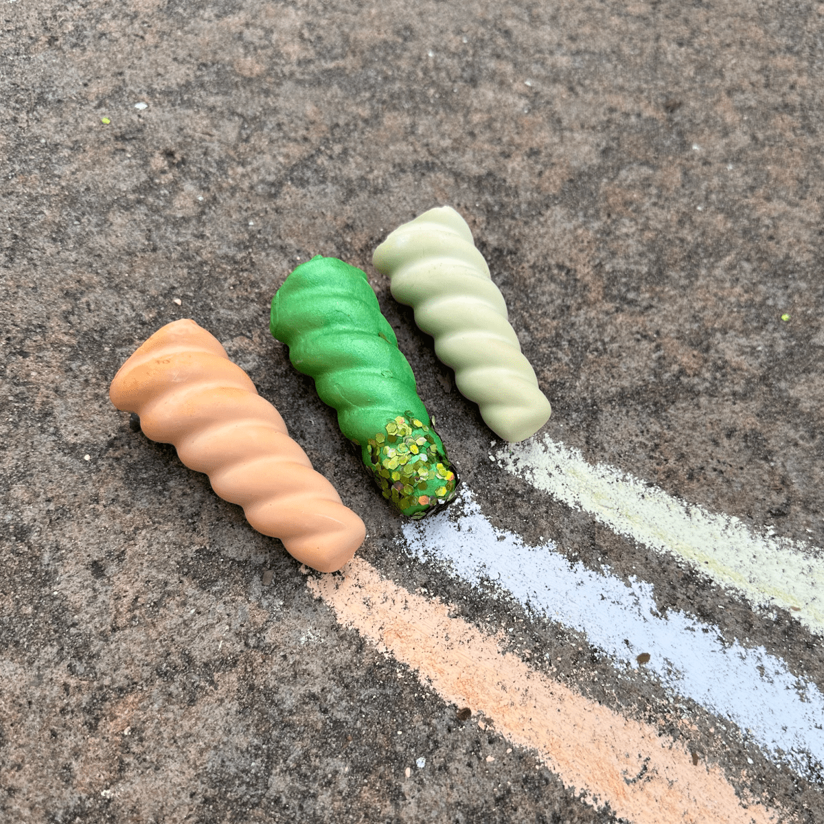 Giganotosaurus Teeth Handmade Sidewalk Chalk - TWEE made for little hands sold by Rosebud & Jo