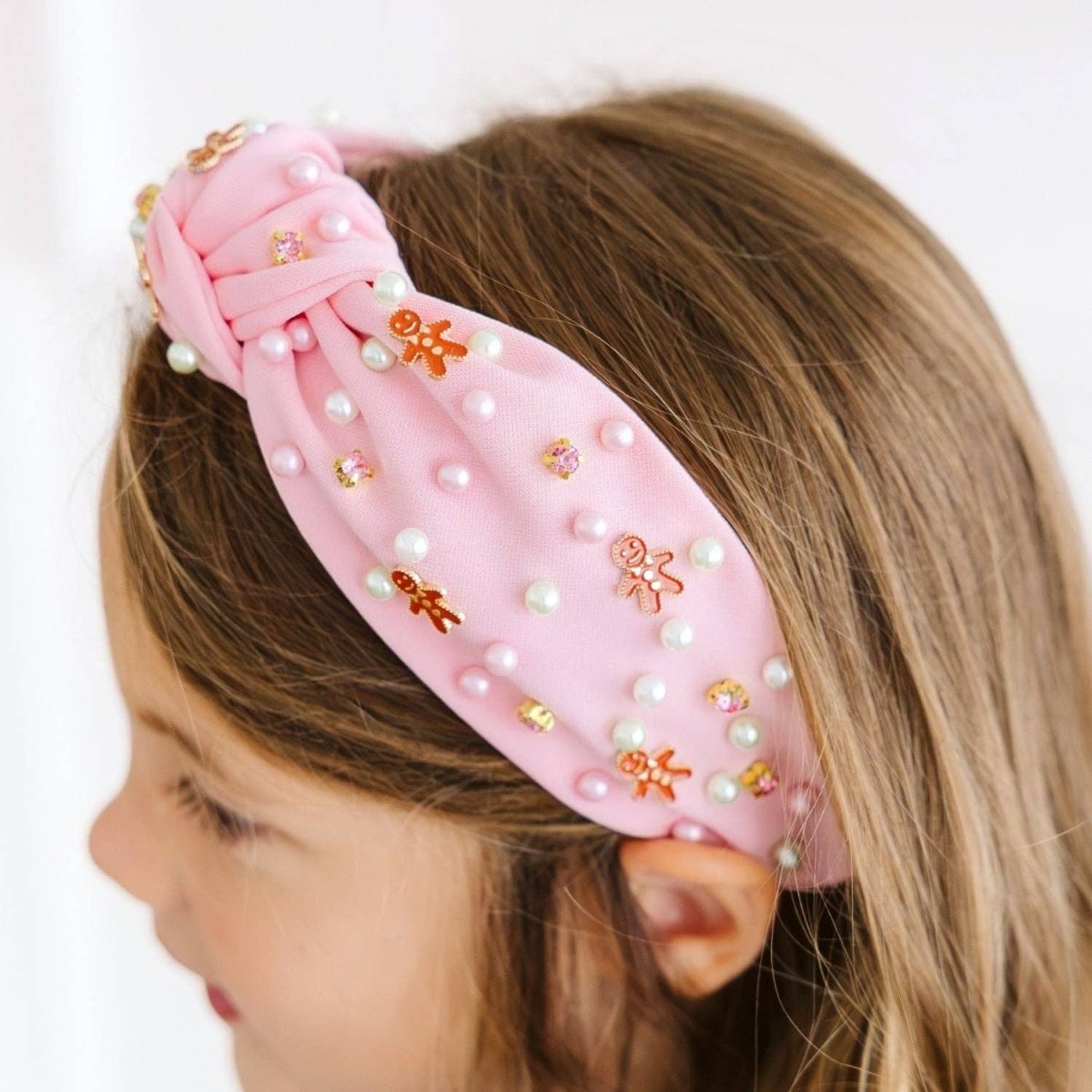 Gingerbread Christmas Gemstone Headband - Sweet Wink Hair Accessories sold by Rosebud & Jo