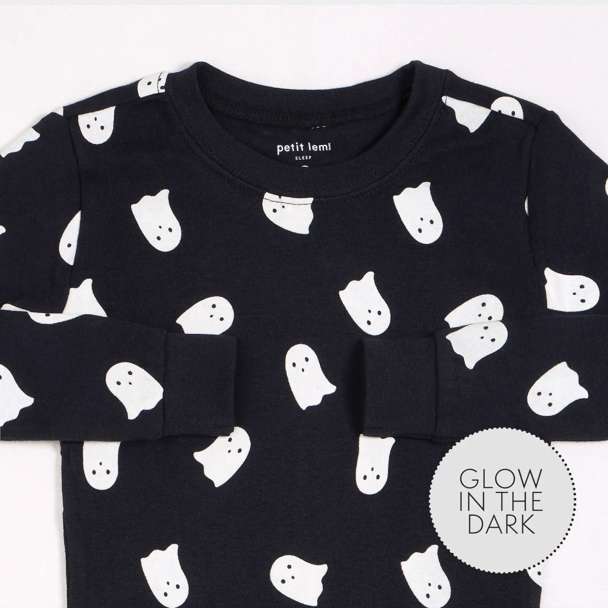 Glow in the Dark Ghost Pajama Set - Petite Lem Baby & Toddler Clothing sold by Rosebud & Jo