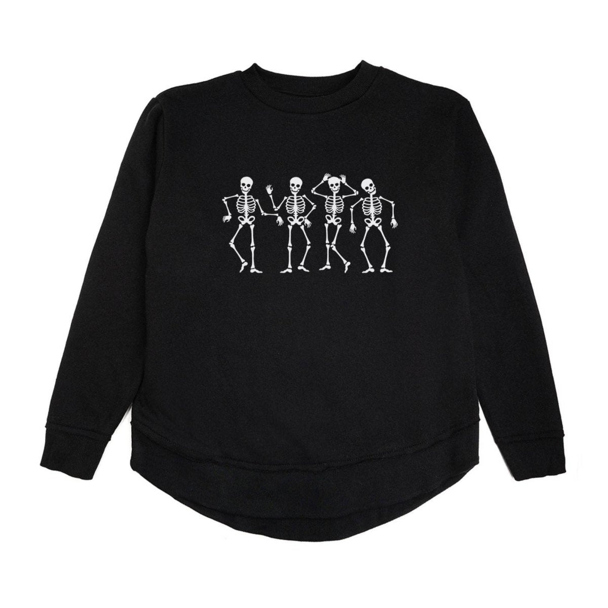 Glow In The Dark Silly Skelly Halloween Women's Sweatshirt - Sweet Wink Women's Clothing sold by Rosebud & Jo