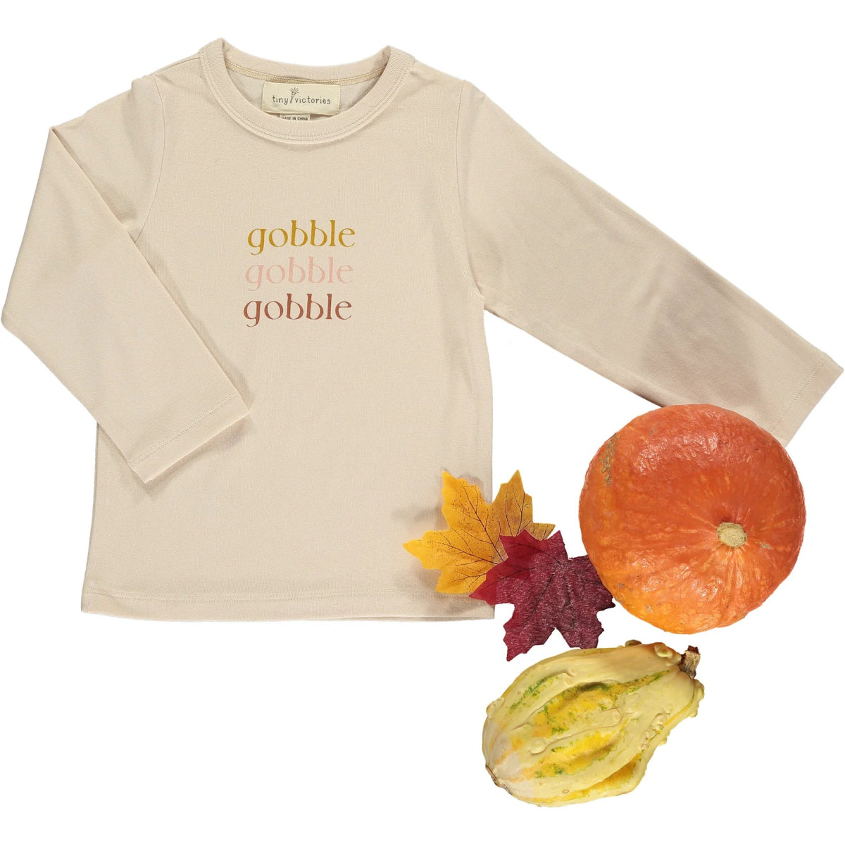 Gobble Long Sleeve Shirt - Tiny Victories Baby & Toddler Clothing sold by Rosebud & Jo
