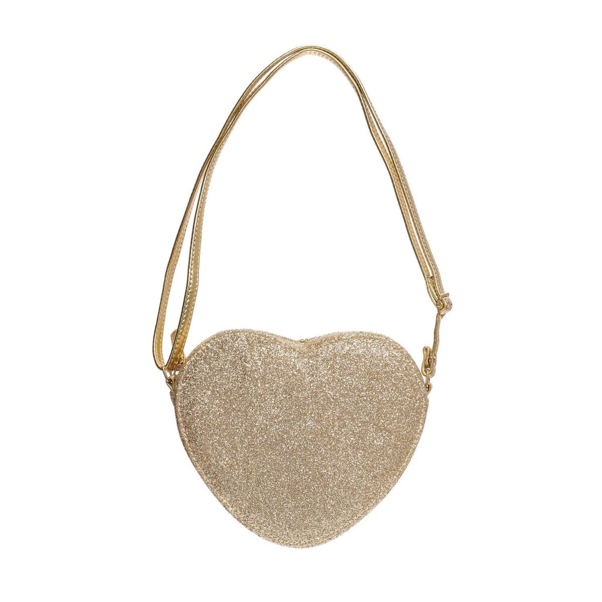 Gold Glitter Love Heart Bag - Rockahula Kids US Bag sold by Rosebud & Jo