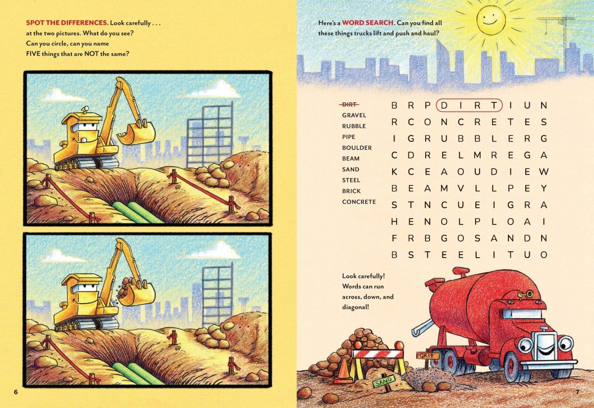 Goodnight, Goodnight, Construction Site Sticker & Activity Book - Chronicle Books Books sold by Rosebud & Jo