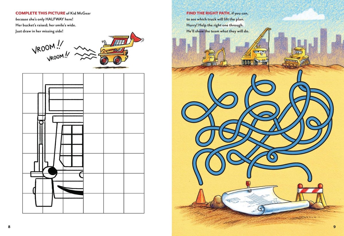 Goodnight, Goodnight, Construction Site Sticker & Activity Book - Chronicle Books Books sold by Rosebud & Jo