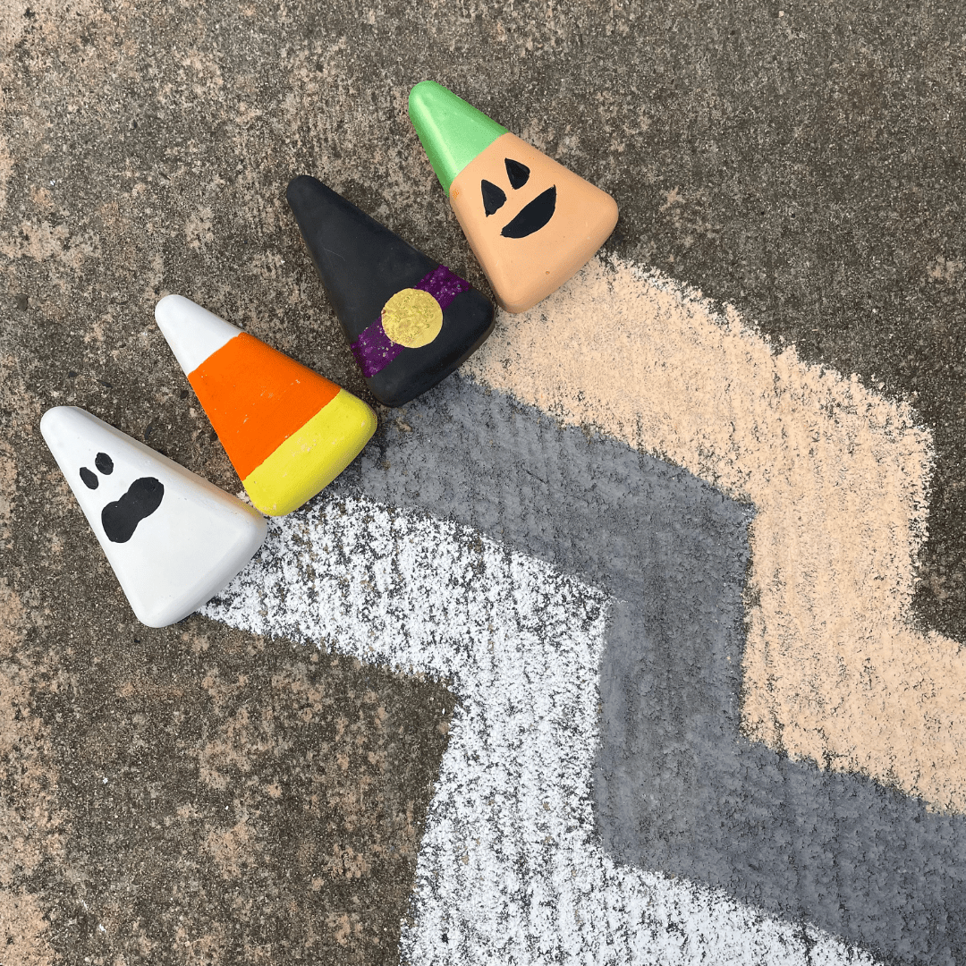 Halloween Spooktacular Sidewalk Chalk - TWEE made for little hands sold by Rosebud & Jo