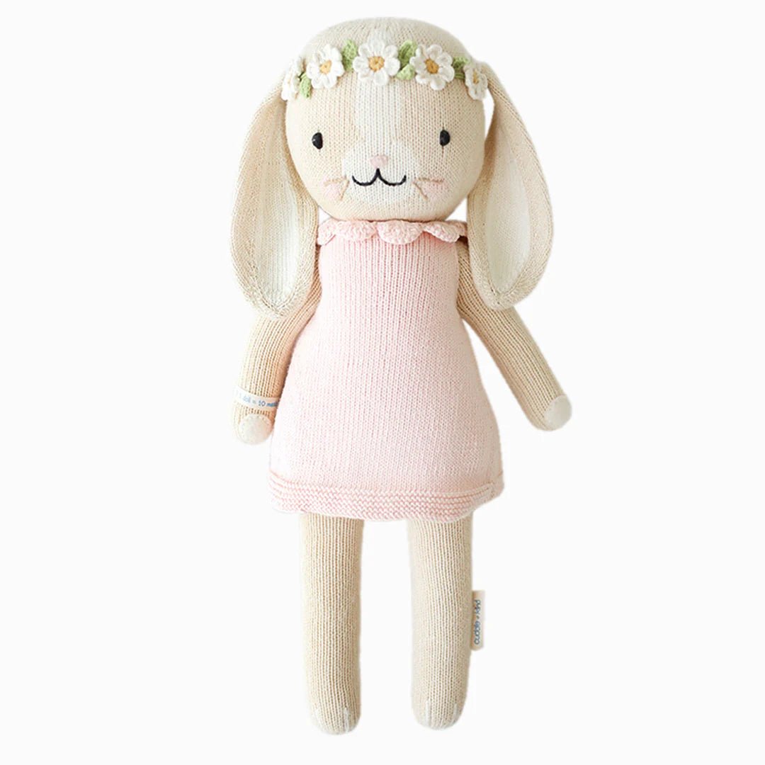 Hannah the Bunny (Blush) - Cuddle + Kind Toys sold by Rosebud & Jo