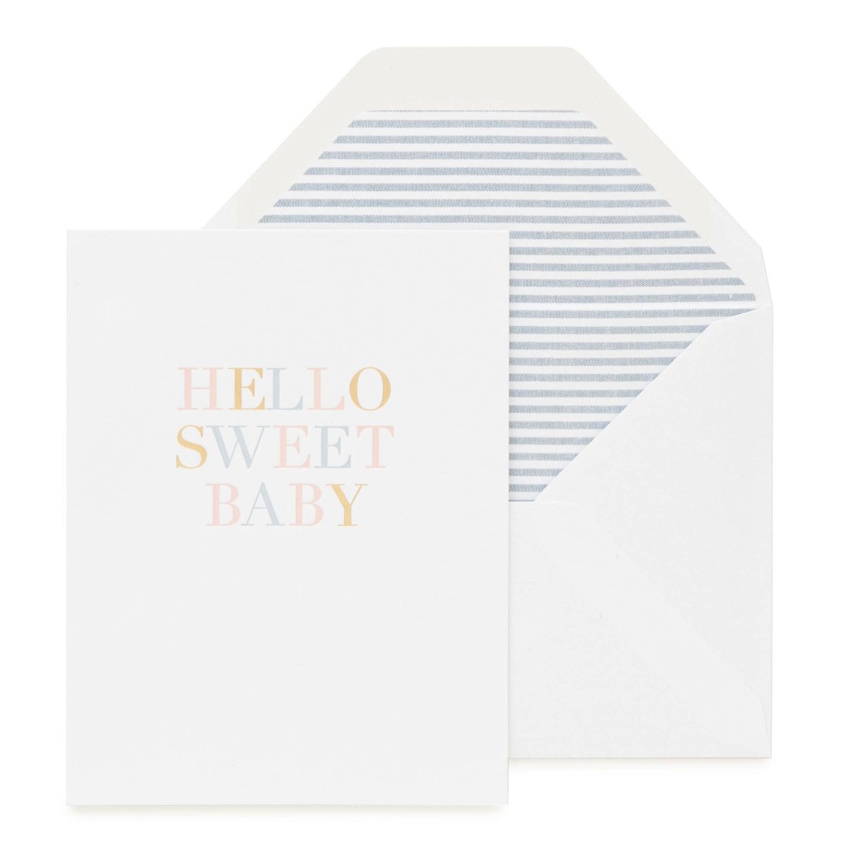 Hello Sweet Baby Card - Sugar Paper Card sold by Rosebud & Jo