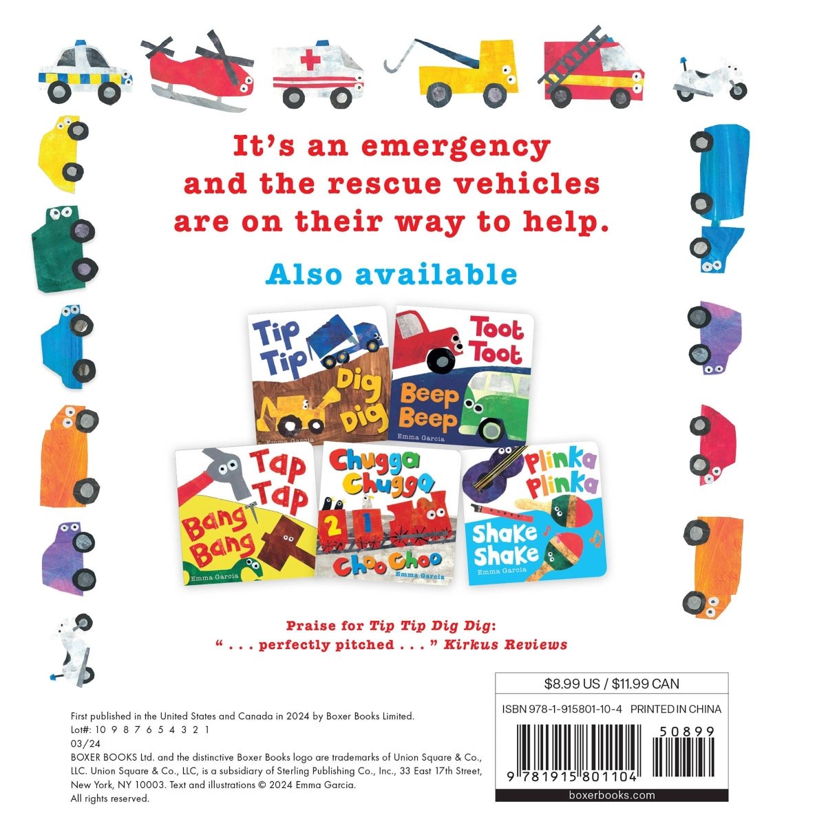 Honk Honk Woo Woo - Hachette Book Group Books sold by Rosebud & Jo