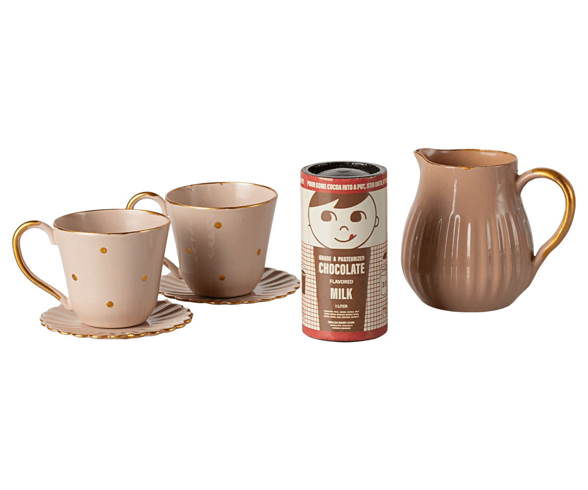 Hot chocolate set, Mini - Maileg Toy sold by Rosebud & Jo