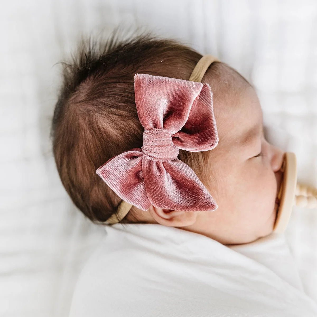 Iris Bow Velvet Headband - Lou Lou & Company Hair Accessory sold by Rosebud & Jo