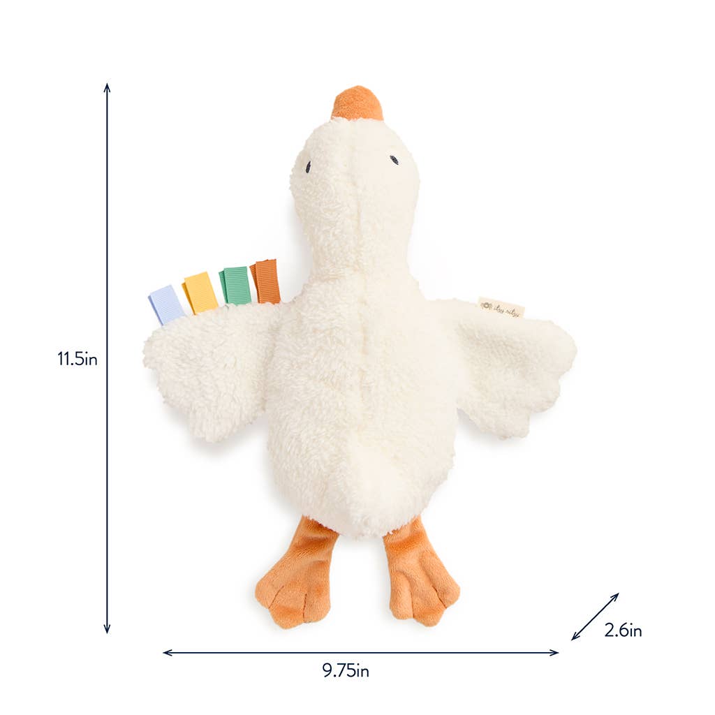 Itzy Huggable Goose - Itzy Ritzy Toy sold by Rosebud & Jo