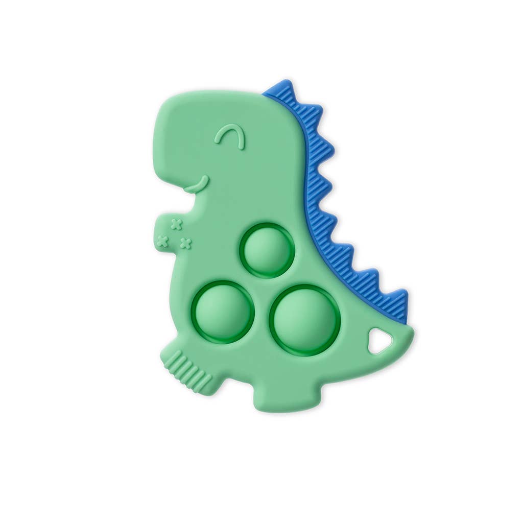 Itzy Pop Sensory Popper Toy - Dino - Itzy Ritzy Teether sold by Rosebud & Jo