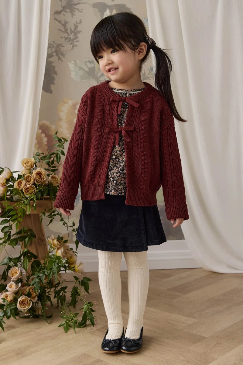 Josephine Knitted Cardigan - Veneer - Jamie Kay Tops sold by Rosebud & Jo