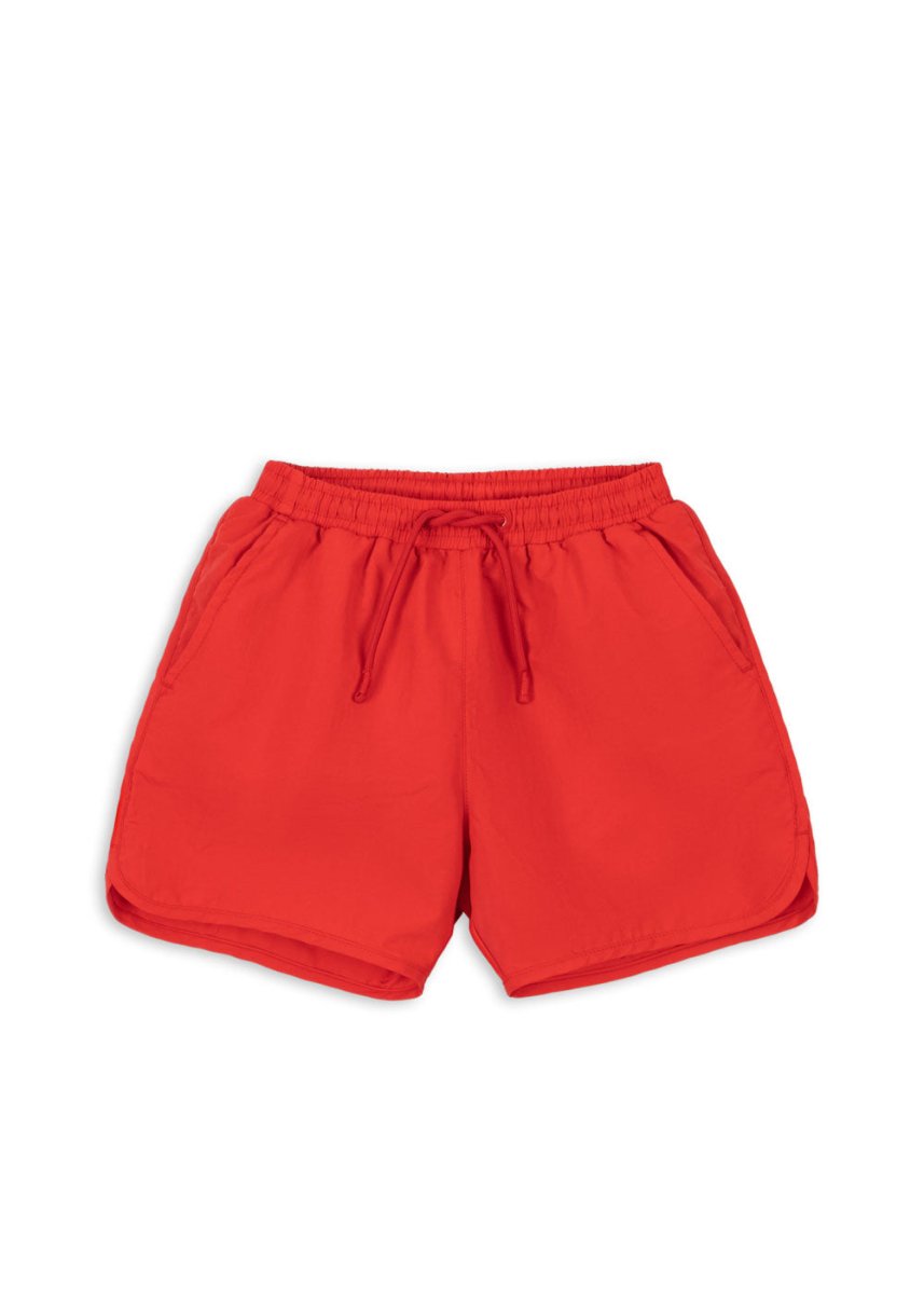 Kids Red Mitch Swim Shorts - Konges Sløjd A/S Baby & Toddler Clothing sold by Rosebud & Jo