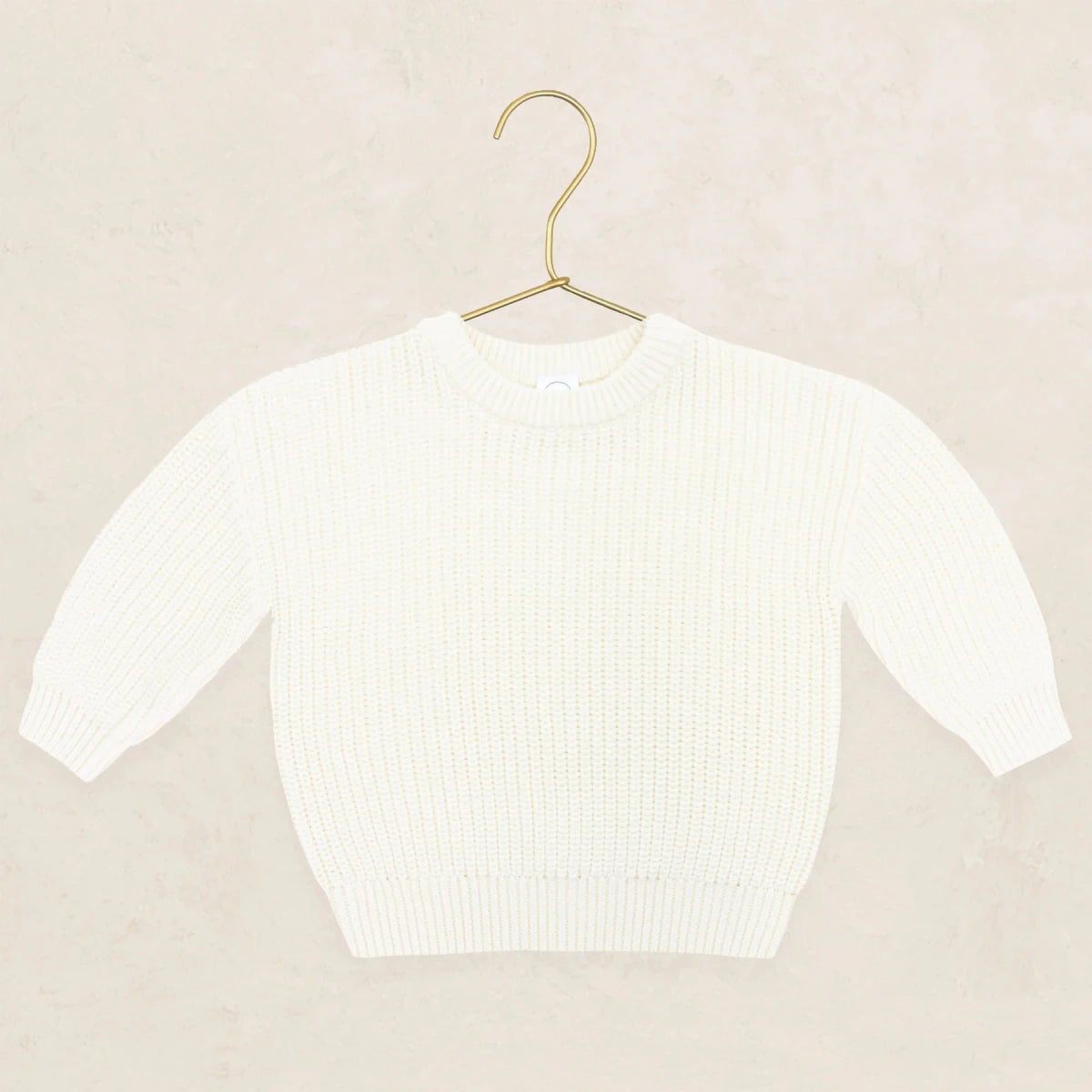 Knit Chunky Sweater - Ivory - Lou Lou & Company Tops sold by Rosebud & Jo