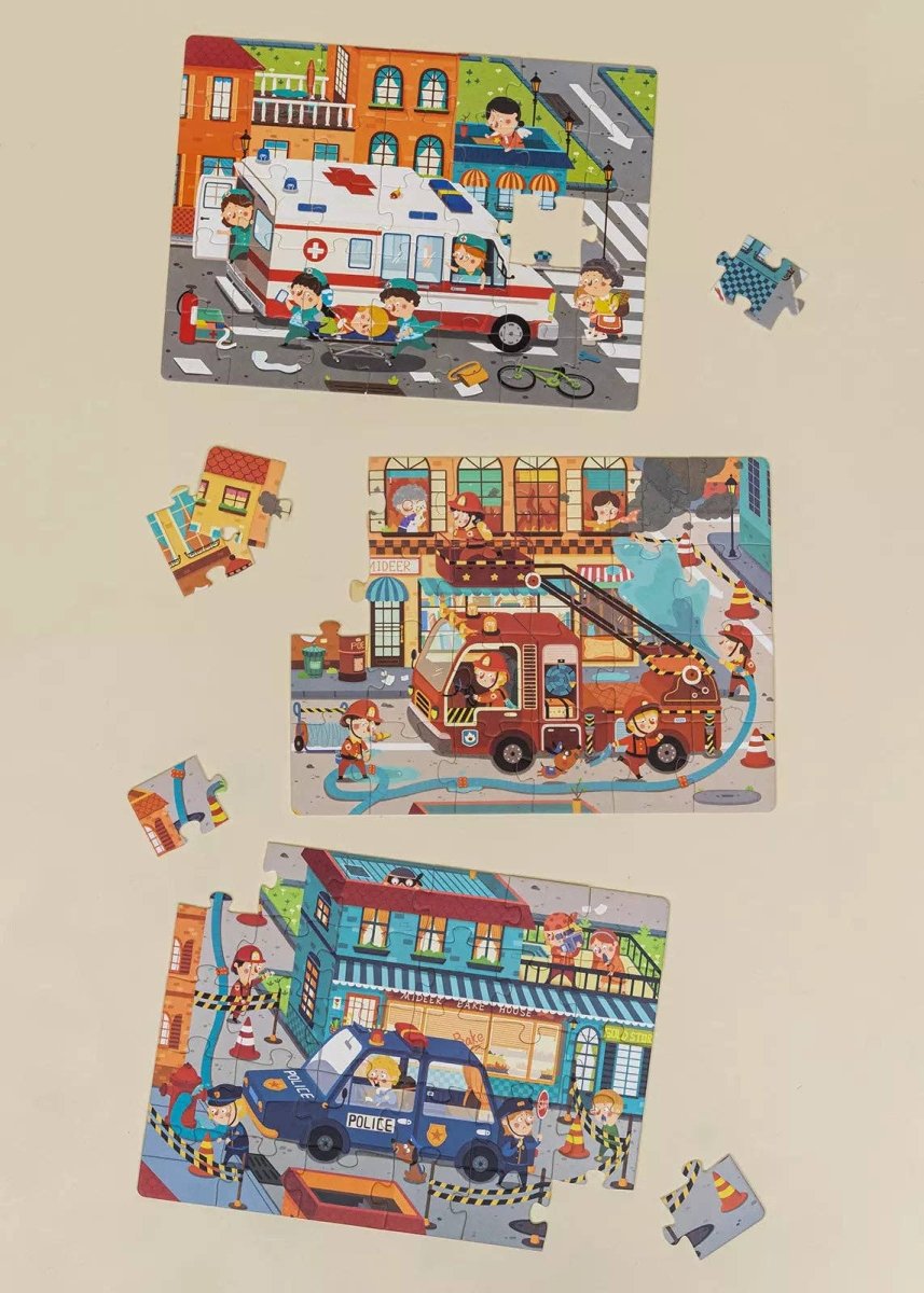 Level Up Puzzles: Level 3 - Everyday Heroes - Coco Village Toys sold by Rosebud & Jo