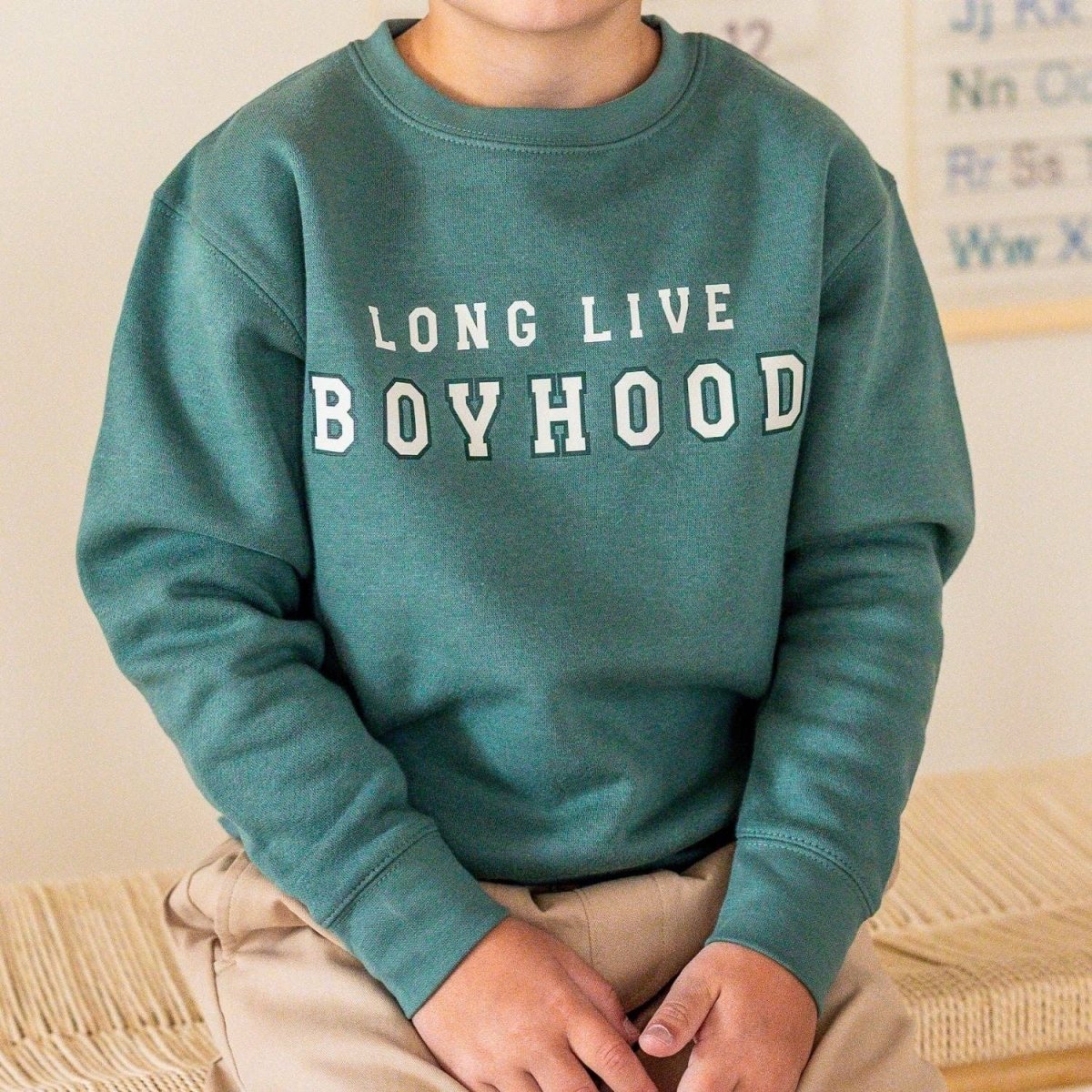 Long Live Boyhood Sweatshirt - Sweet Wink Baby & Toddler Clothing sold by Rosebud & Jo