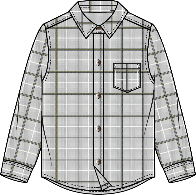Long Sleeve Flannel Woven Top - miles the label Baby & Toddler Clothing sold by Rosebud & Jo