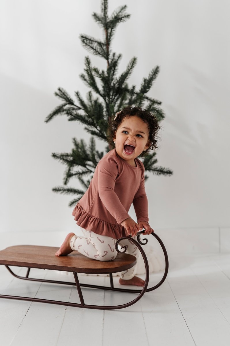 Long Sleeve Peplum Top - Babysprouts Baby & Toddler Clothing sold by Rosebud & Jo