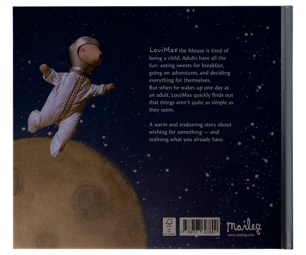 LouiMax - Dreams of Being an Adult - Maileg Book sold by Rosebud & Jo