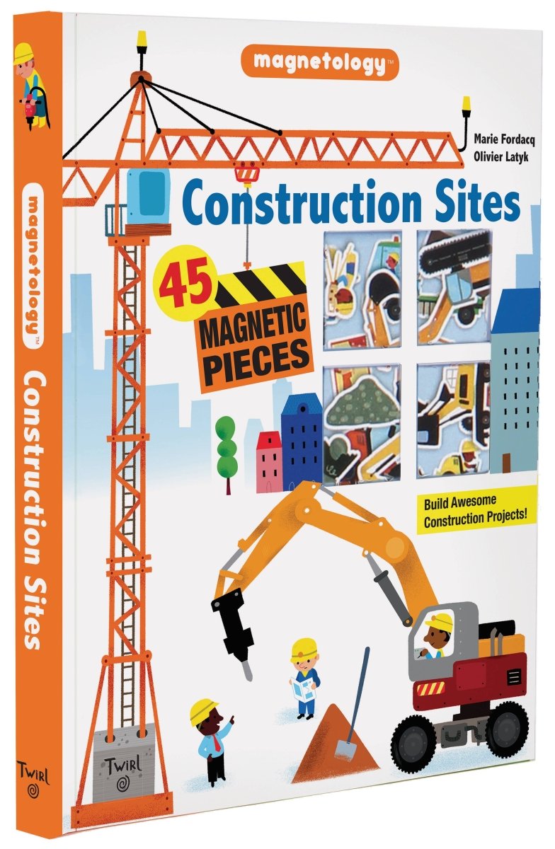 Magnetology: Construction Sites - Chronicle Books Toy sold by Rosebud & Jo