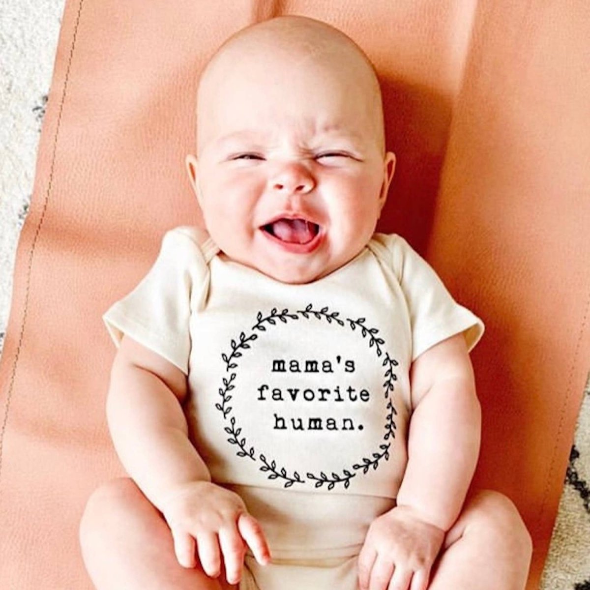 Mamas Favorite Human Organic Cotton Bodysuit - Tenth & Pine Baby & Toddler Clothing sold by Rosebud & Jo
