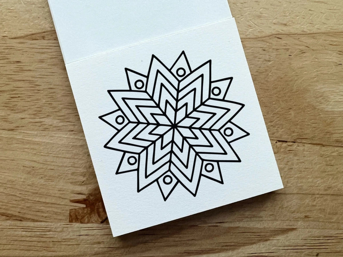 Mandala Mindfulness Mini Coloring Book - Calenlou Crafts Arts & Crafts sold by Rosebud & Jo