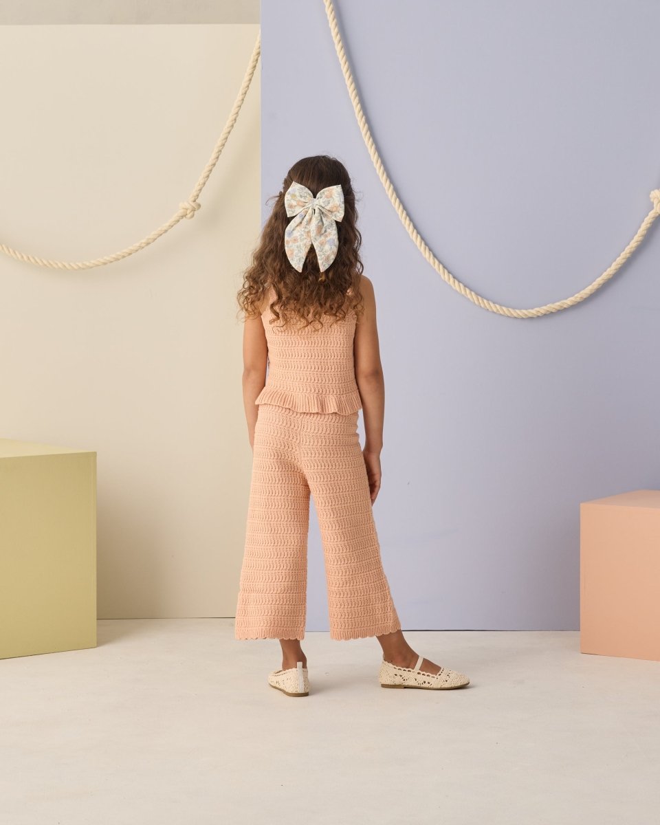 Mari Knit Set || Melon - Rylee + Cru Top & Bottom Sets sold by Rosebud & Jo