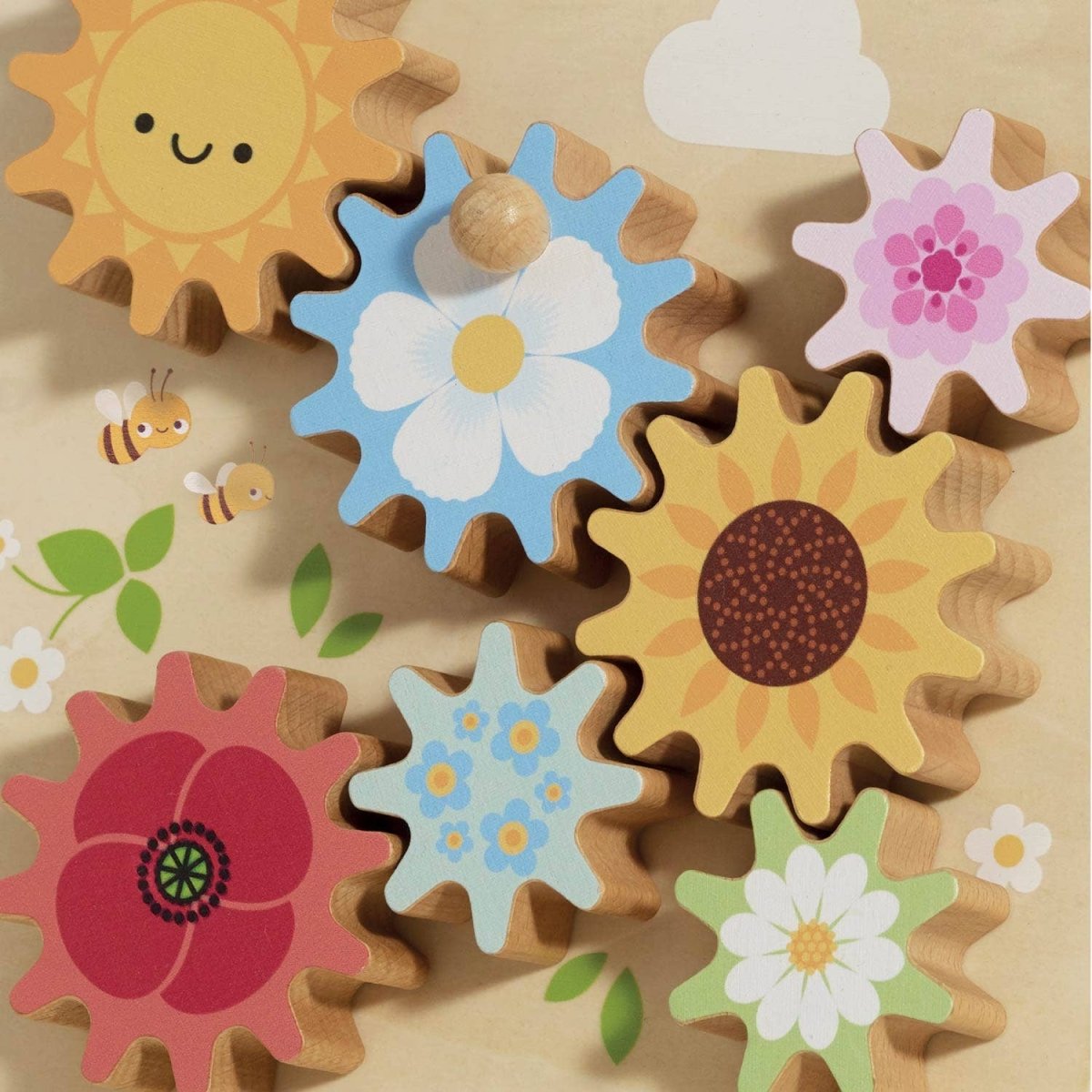 Meadow Bees Gear & Cogs - Le Toy Van, Inc. Toys sold by Rosebud & Jo