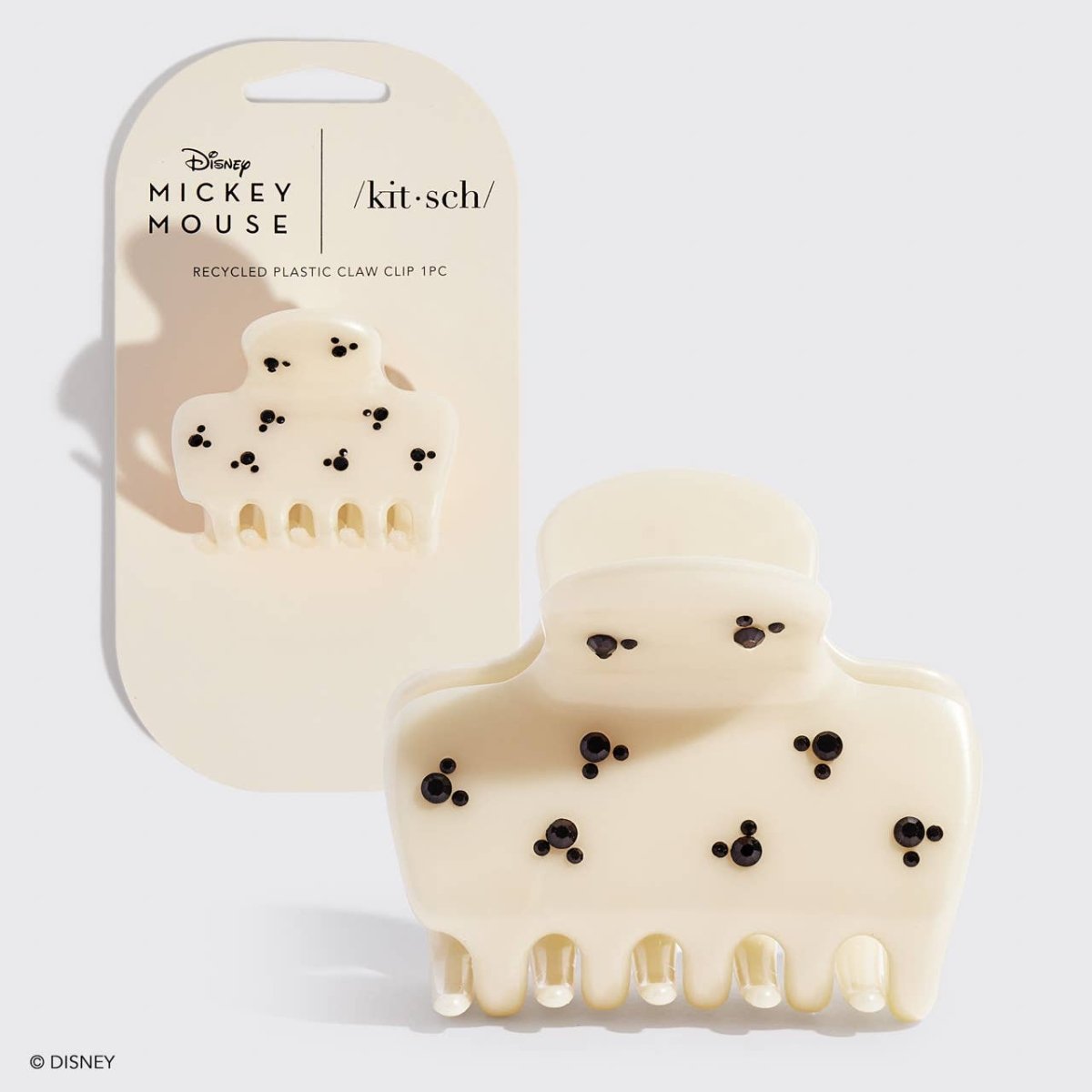 Mickey and Minnie Recycled Puffy Claw Clip - KITSCH Hair Accessory sold by Rosebud & Jo