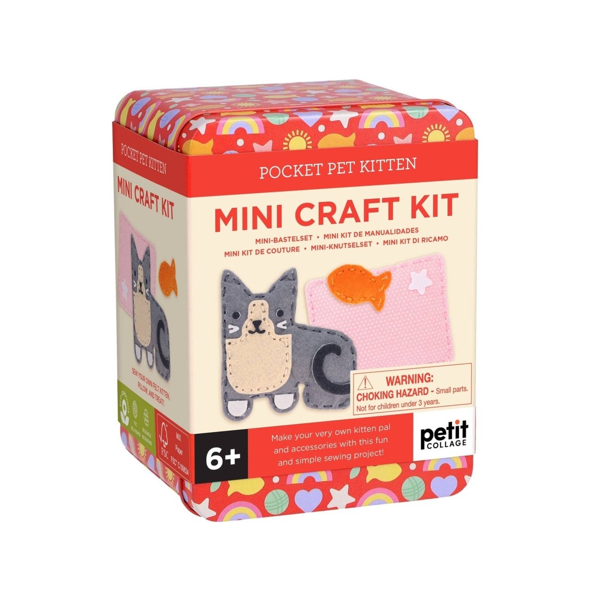 Mini Craft Kit: Pocket Pet Kitten - Chronicle Books Art sold by Rosebud & Jo