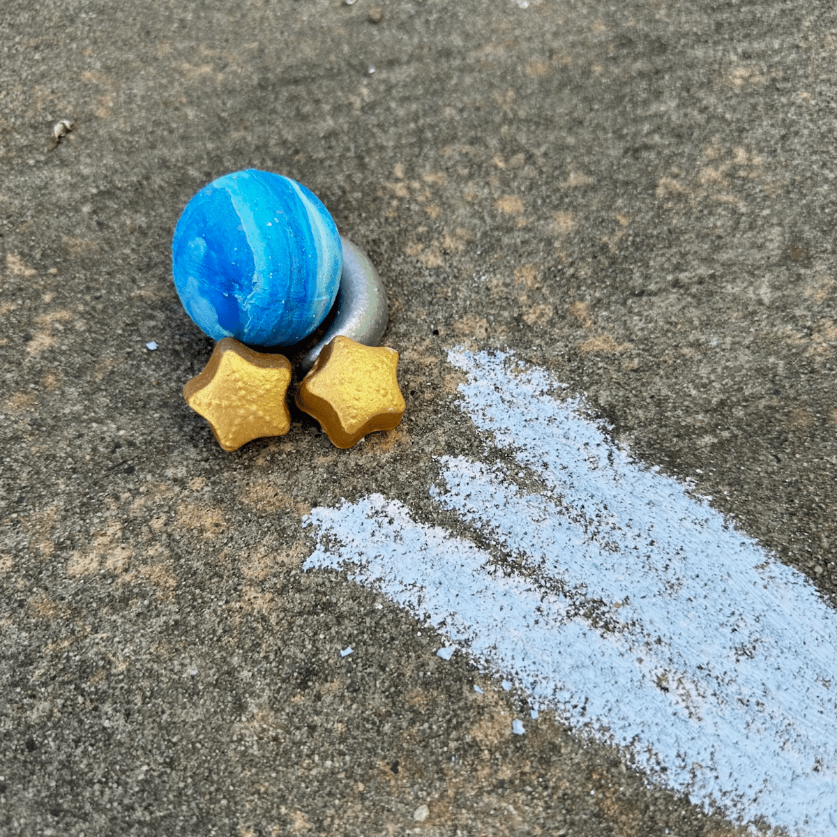 Mini Galaxy Sidewalk Chalk - TWEE made for little hands sold by Rosebud & Jo