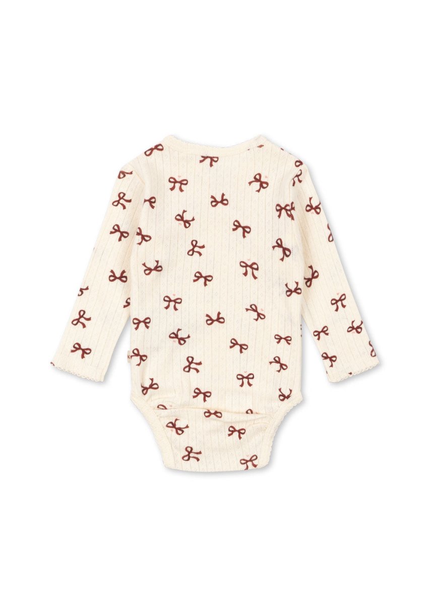Minnie Bow Rouge Onesie - Konges Sløjd A/S Baby & Toddler Clothing sold by Rosebud & Jo