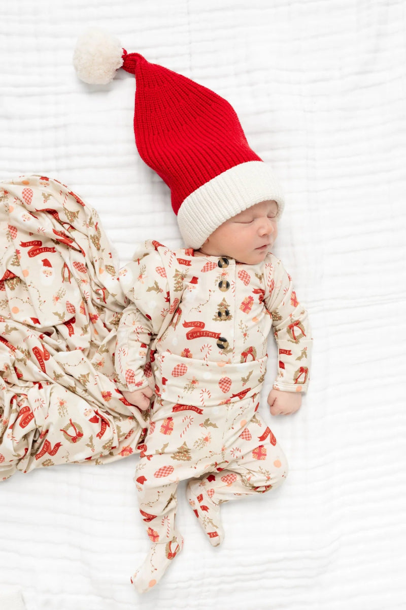 Mistletoe Christmas Top and Bottoms - Lou Lou & Company Baby & Toddler Clothing sold by Rosebud & Jo