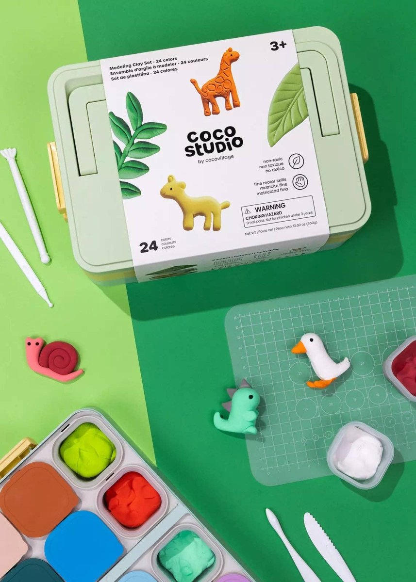 Modeling Clay Set - 24 colors - Coco Village Art sold by Rosebud & Jo