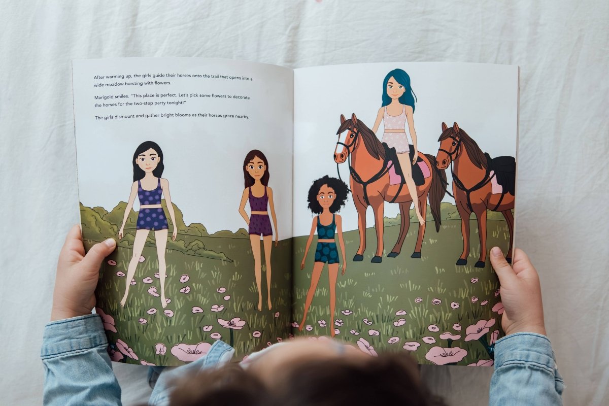 My Fancy Sticker Storybook: Horses & Ponies - Paige Tate & Co. Stickers sold by Rosebud & Jo