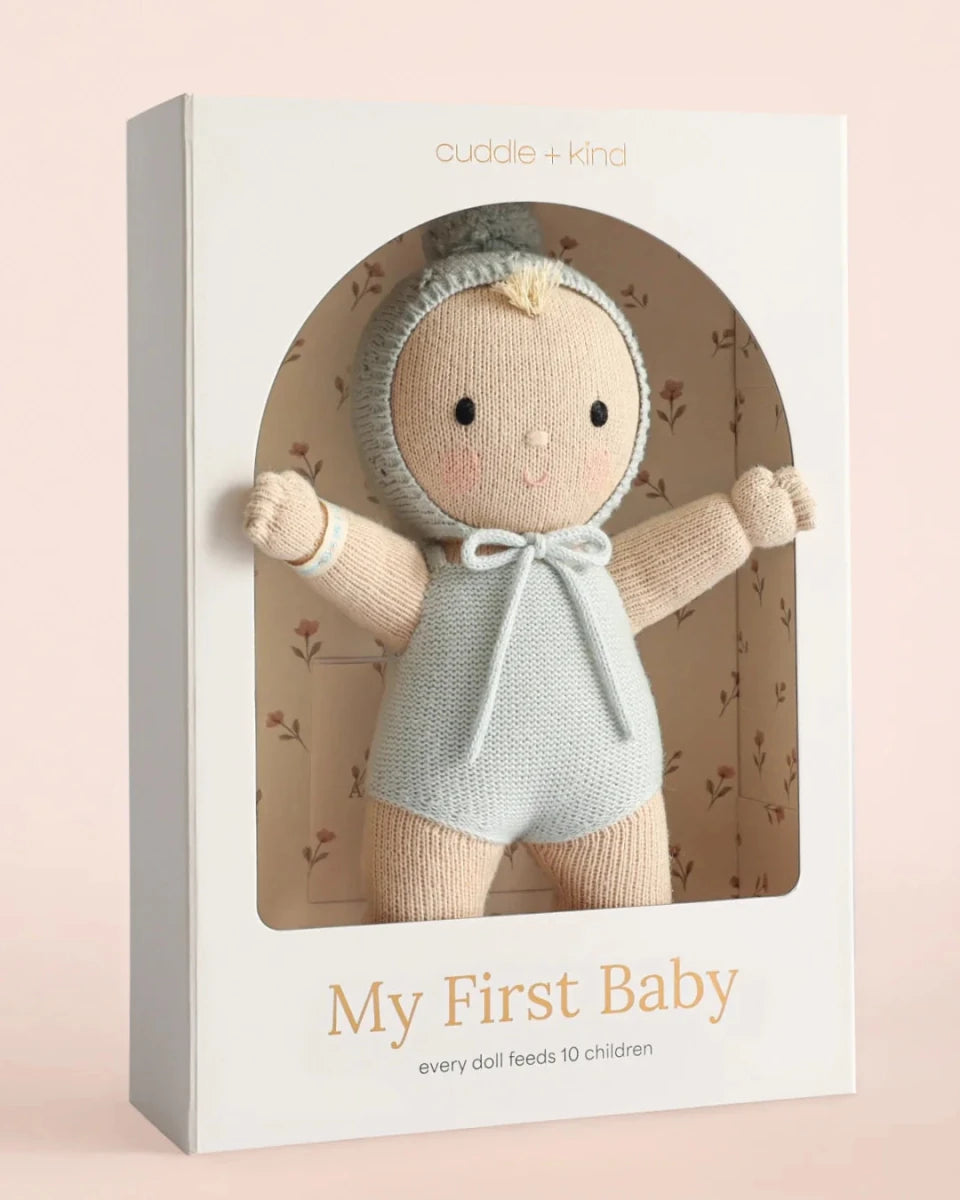My First Baby - Bluebell - Cuddle + Kind Toys sold by Rosebud & Jo