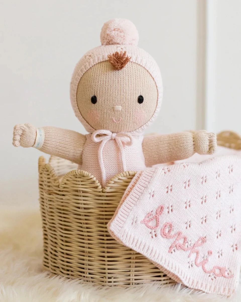 My First Baby - Blush - Cuddle + Kind Toys sold by Rosebud & Jo