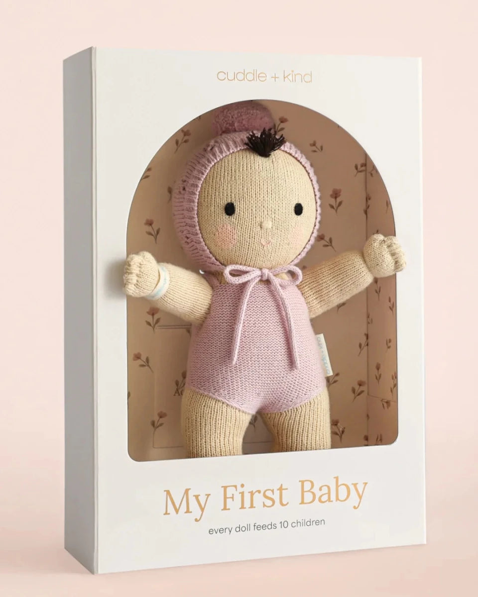 My First Baby - Lavender - Cuddle + Kind Toys sold by Rosebud & Jo