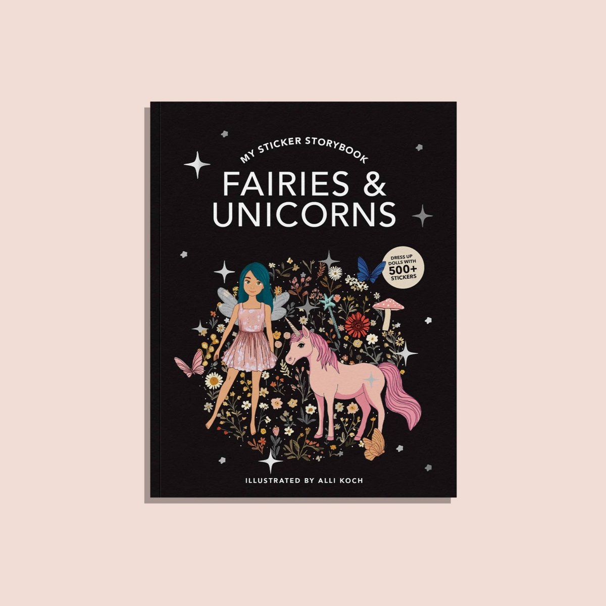 My Sticker Storybook: Fairies and Unicorns - Paige Tate & Co. Art sold by Rosebud & Jo