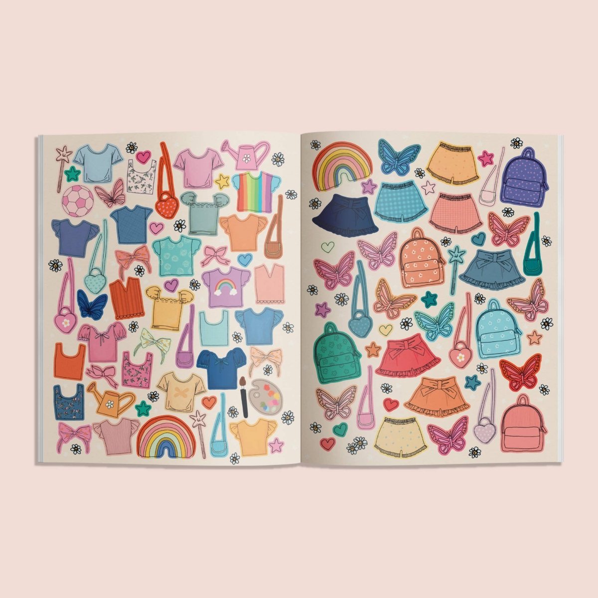 My Sticker Storybook: Fairies and Unicorns - Paige Tate & Co. Art sold by Rosebud & Jo