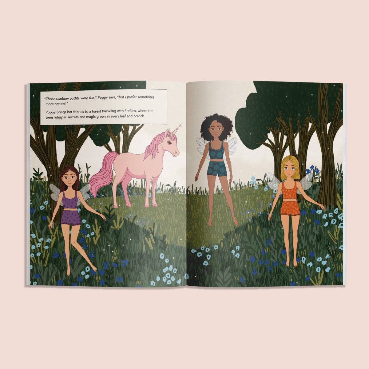 My Sticker Storybook: Fairies and Unicorns - Paige Tate & Co. Art sold by Rosebud & Jo
