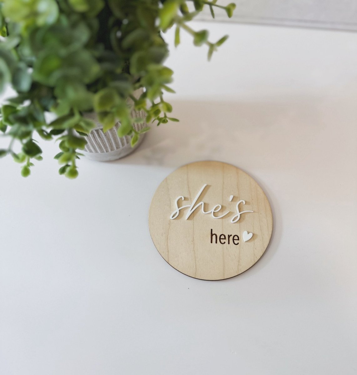Newborn Photo Prop Signs - EJL Designs Photo Prop sold by Rosebud & Jo